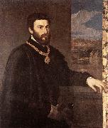 TIZIANO Vecellio Portrait of Count Antonio Porcia t Sweden oil painting reproduction
